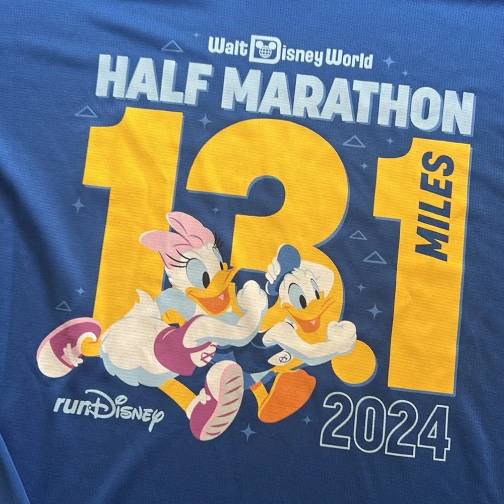 Disney 2024 RunDisney Half Marathon 13.1 Shirt - Picture 2 of 5